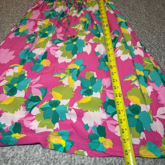 Draper James RSVP Women’s Smocked Pink Midi Dress Medium - Picture 8 of 8